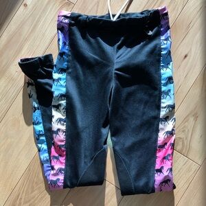 Royal Highness Girls Riding Breeches Size Large Horse Pattern Detail